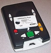 The National Library Service Talking Book digital player.