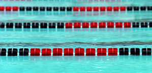 lane markers in swimming pool