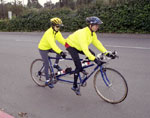 Phil and wife on tandem bike