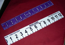 rulers, large print