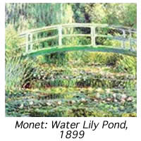 Monet: Water Lily Pond, 1899