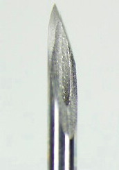 Tip of a microneedle
