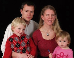 Ben Karpilow, his wife Denise, and their children   Devin and Sophia