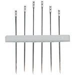 Self-threading needles