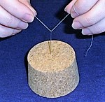 Self thread needle step 8