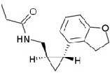 Graphic of a tasimelteon molecule