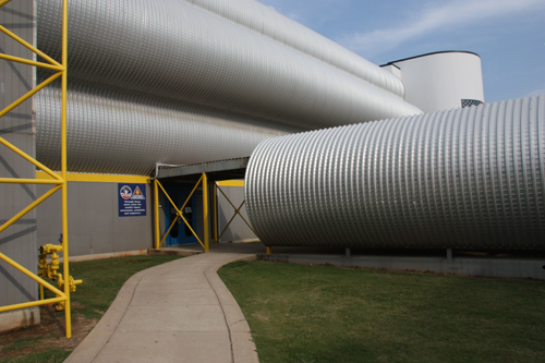 The exterior of Habitat One, where Space Camp students sleep