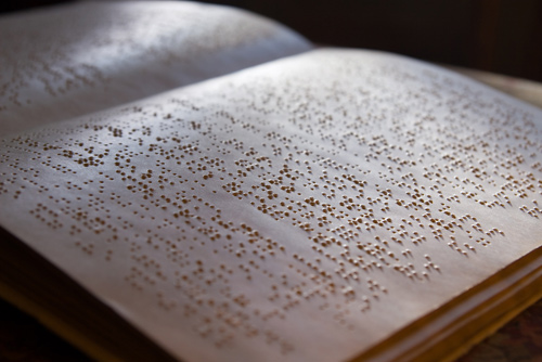 braille     book, open wide