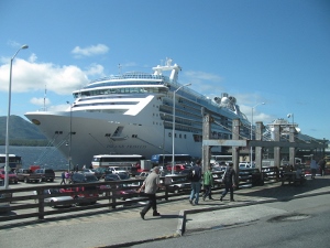 cruise ship docked