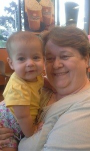 linda with grandchild