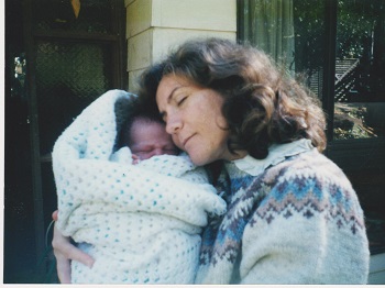 maribel holding baby