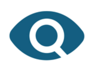 VisionConnect logo - an eye with the pupil drawn as a spyglass search icon