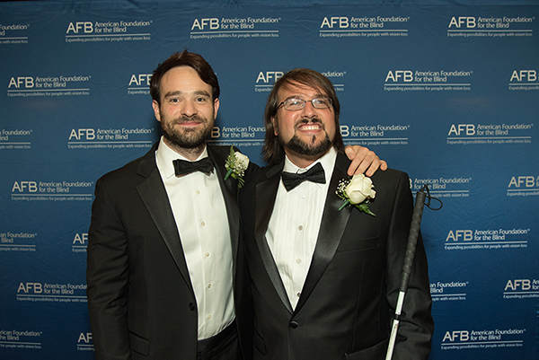 HKAA 2015 Award Recipient Charlie Cox with Joe Strechay