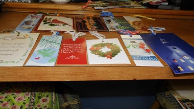 table with variety of bookmarks