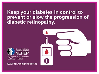 infographic showing use of glucometer to test blood sugar