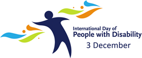 drawing of person with words International Day of People with a Disability December 3 © Commonwealth of Australia 2012