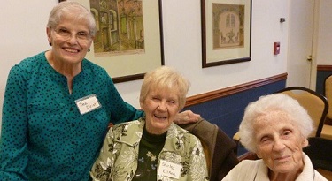 left to right: Dee Christ, Shirley Eilken, Mary Buxton