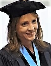 Rebecca Sheffield, Ph.D. receiving her doctorate