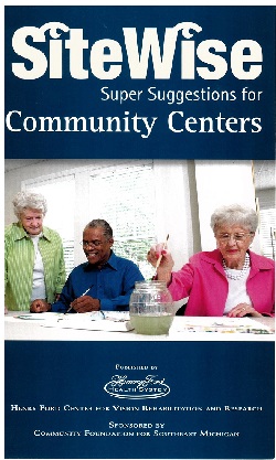 Cover of SiteWise Community Centers Super Suggestions with picture of seniors painting