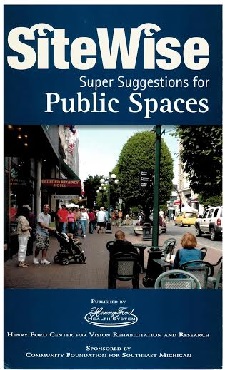 SiteWise Public Spaces Pamphlet with street scene