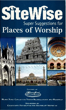 SiteWise places of worship pamphlet super suggestions with images of differing places of worship