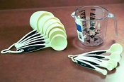 nested measuring cups and spoons