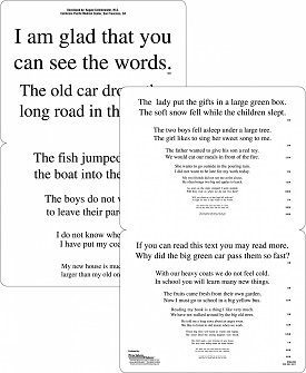 The MN Read Low Vision Acuity Chart