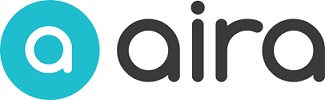 Aira logo showing eye and word Aira