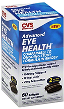 CVS Eye Health supplement box