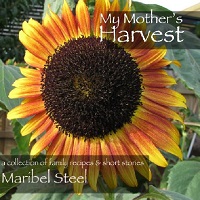 book cover my mother's harvest with picture of sunflower