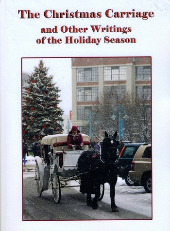 picture of a Christmas carriage on a snowy day