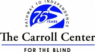 The logo of the Carroll Center for the Blind. It contains the phrase Pathway to Independence for 75 Years.